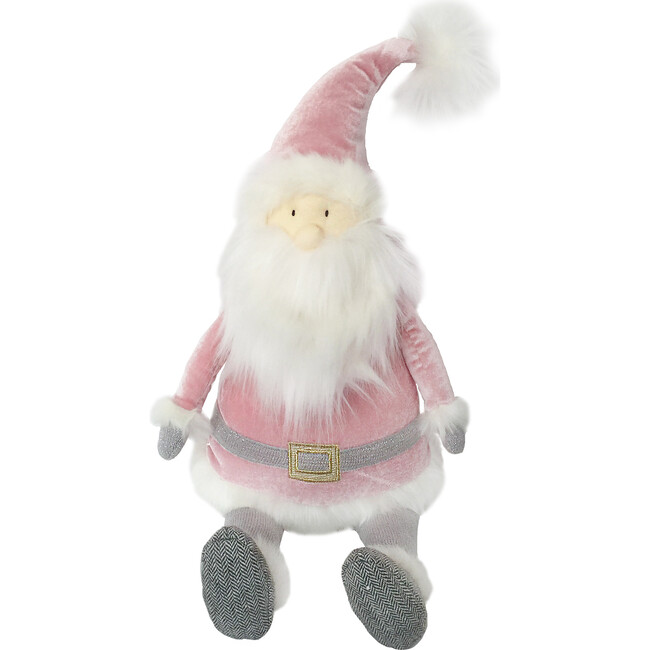 Santa Shelf Sitter, Dusty Rose - Accents - 1