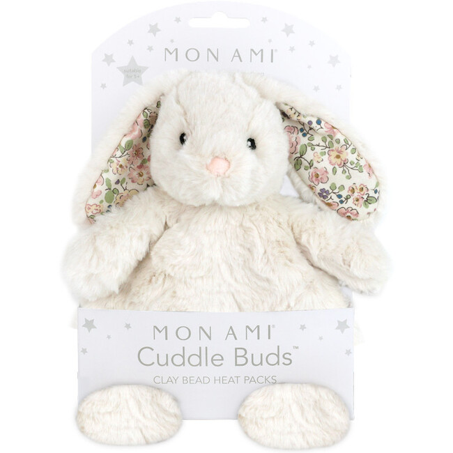 Cuddle Buds Warming Plush Faith Bunny, Cream