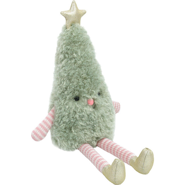 Joyful Christmas Tree Plush, Green