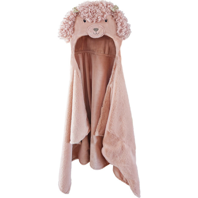 Paris Poodle Hooded Blanket
