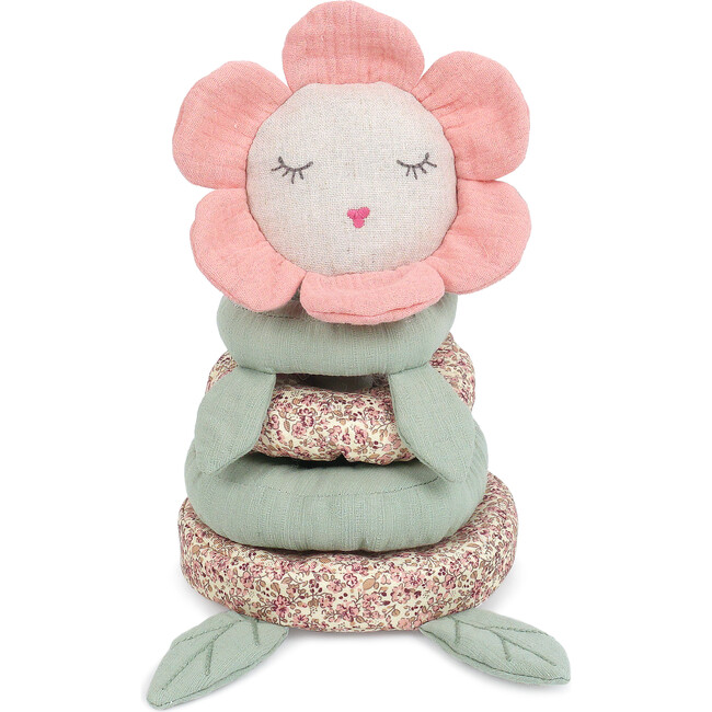 Flower Ring Stacker Toy - Plush - 1