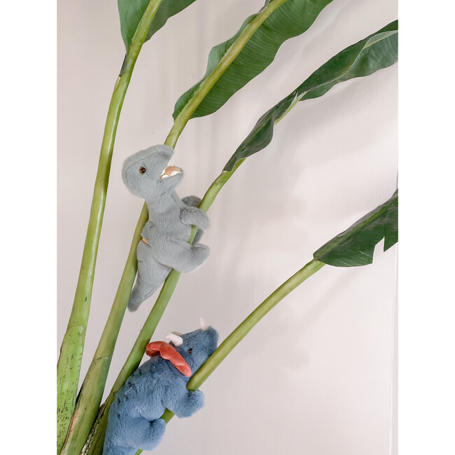 Blu The Triceratops Dino Plush Toy, Blue - Plush - 2