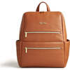 Eras Backpack, Cognac - Diaper Bags - 1 - thumbnail