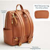 Eras Backpack, Cognac - Diaper Bags - 4 - thumbnail