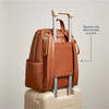 Eras Backpack, Cognac - Diaper Bags - 5 - thumbnail