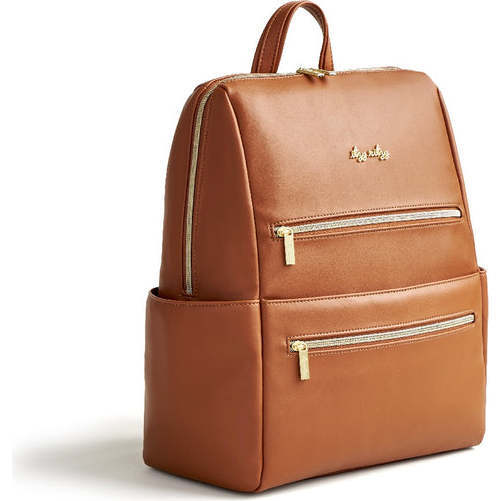 Eras Backpack, Cognac - Diaper Bags - 6