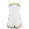 White Rainbow Summer Romper - Mixed Apparel Set - 1 - thumbnail