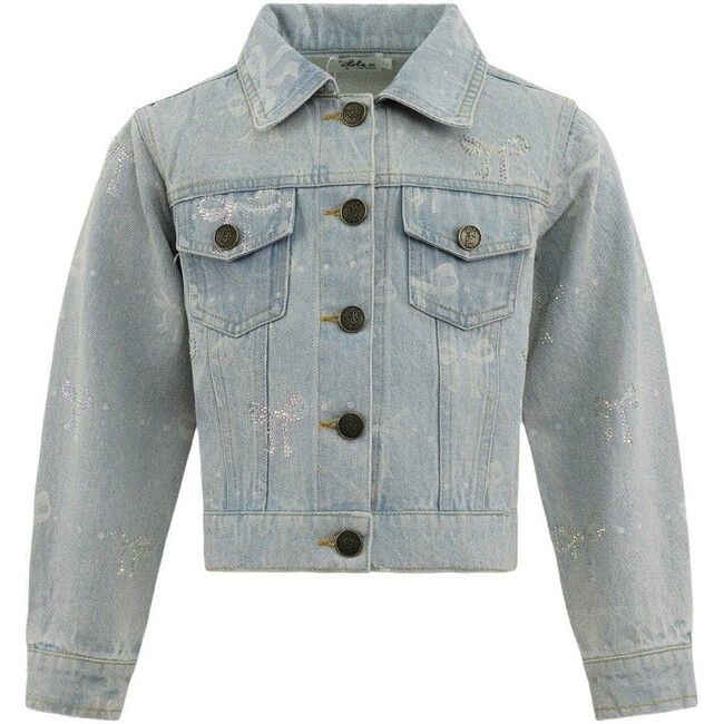 Sparkle Bows Denim Jacket