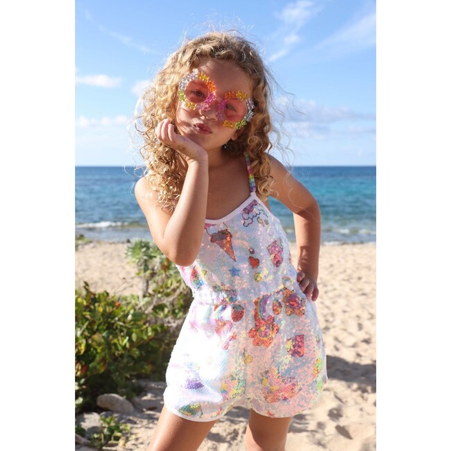 Summertime Fun Sequin Romper - Mixed Apparel Set - 3