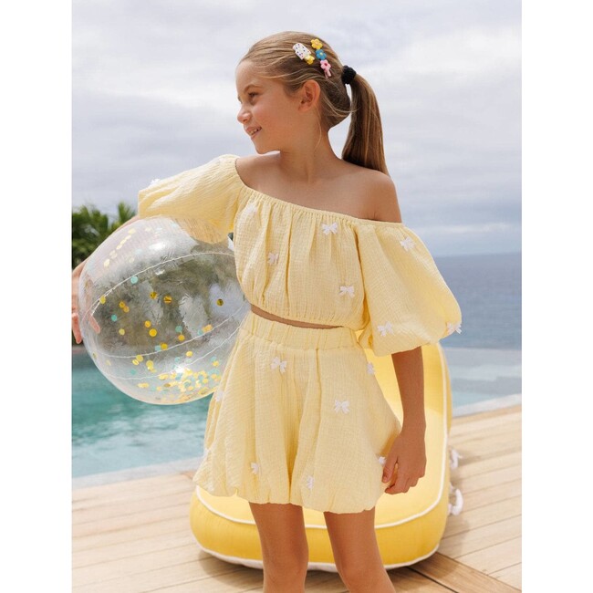 Sunny Hailey Bow Bubble Set - Mixed Apparel Set - 4