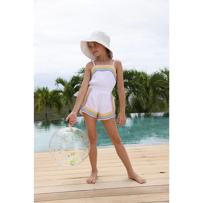 White Rainbow Summer Romper - Mixed Apparel Set - 5