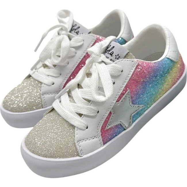 Shimmer Rainbow Star Sneakers