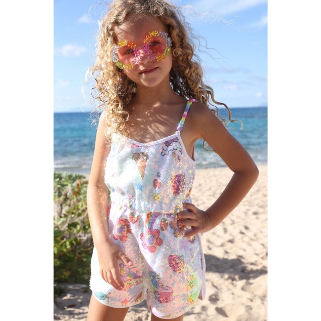 Summertime Fun Sequin Romper - Mixed Apparel Set - 4