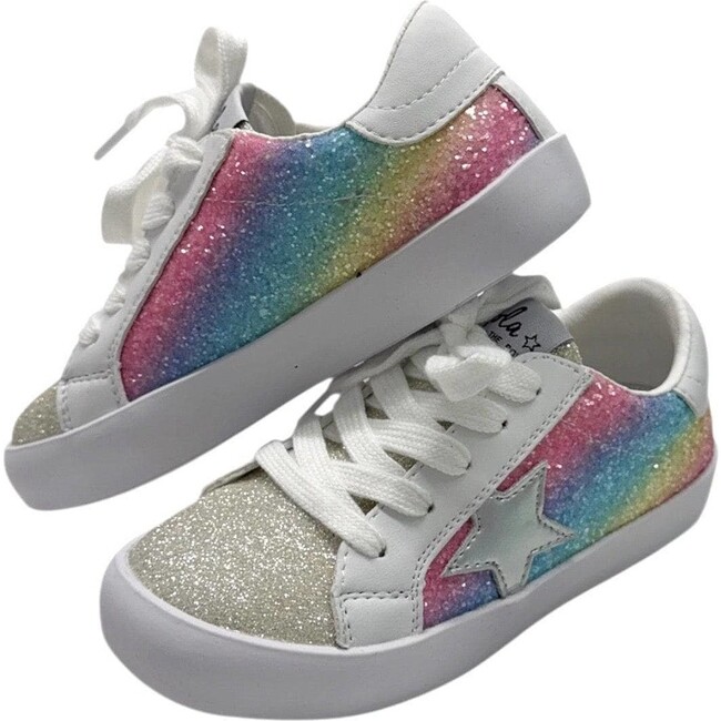 Shimmer Rainbow Star Sneakers