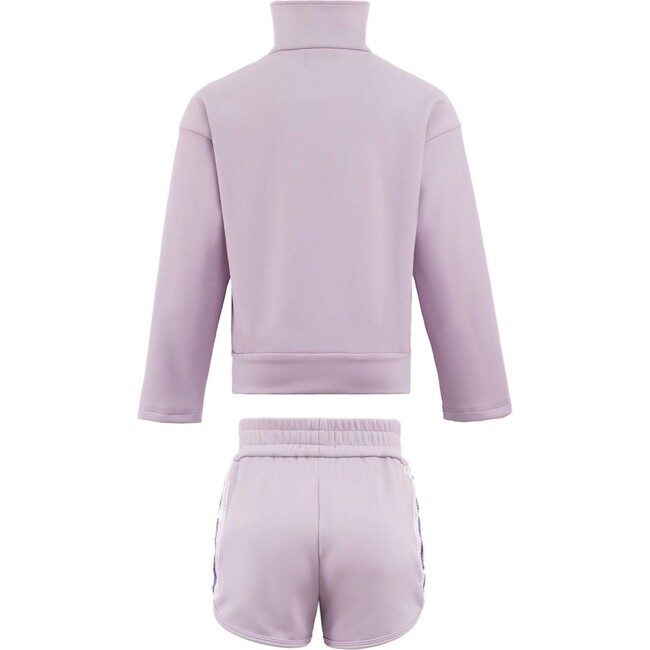 Rainbow Stripe Soft Scuba Short Set