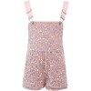 Pretty in Pink Sequin Overalls - Jackets - 1 - thumbnail