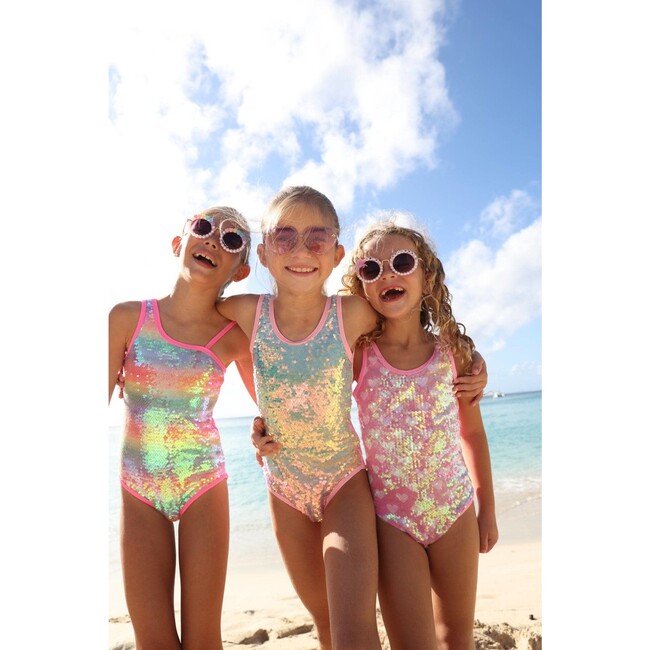 Sequin Rainbow Swim - One Pieces - 5