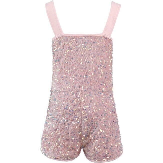 Pretty in Pink Sequin Overalls