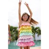 Rainbow Tiered Shimmer Dress - Dresses - 3