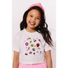 Sparkle Doodle Crop T-shirt - T-Shirts - 3