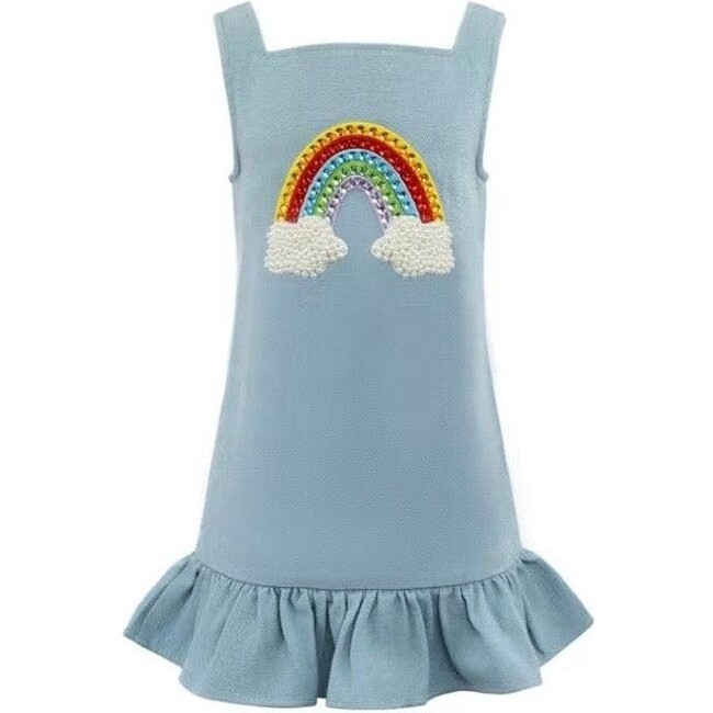 Rainbow Gems Denim Dress