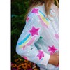 Rainbow Shooting Star Sequin Bomber - Jackets - 4