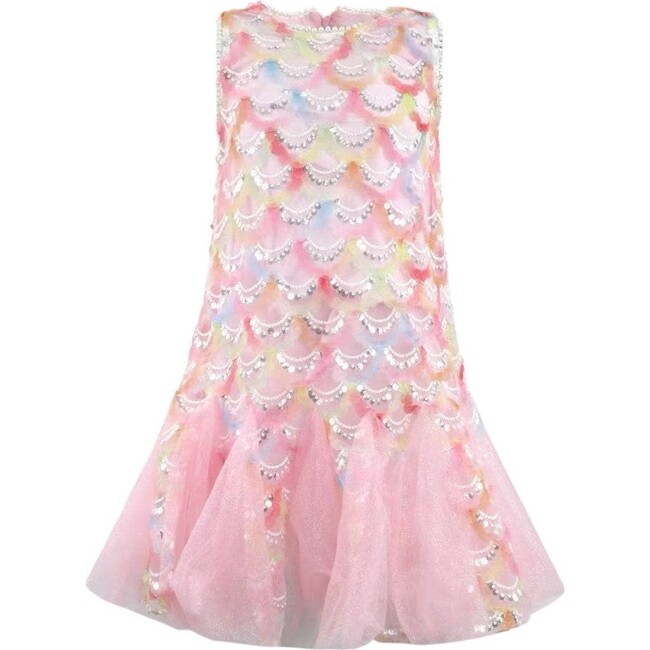 Pinky Mermaid Magic Tutu Dress