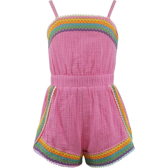 Pink Rainbow Summer Romper