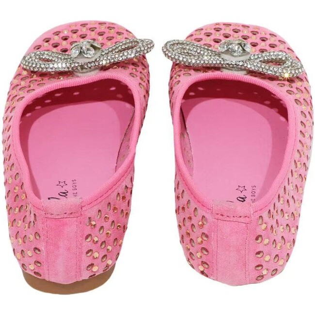 Pink Sparkle Bow Ballet Flat
