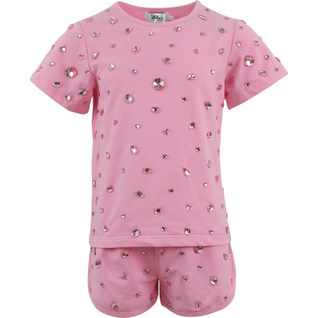 Pinky Gems Short Set