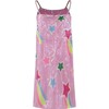 Pink Shooting Star Sequin Tank Dress - Dresses - 2