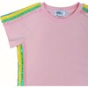 Pink Rainbow Stripe Short Set - Mixed Apparel Set - 3