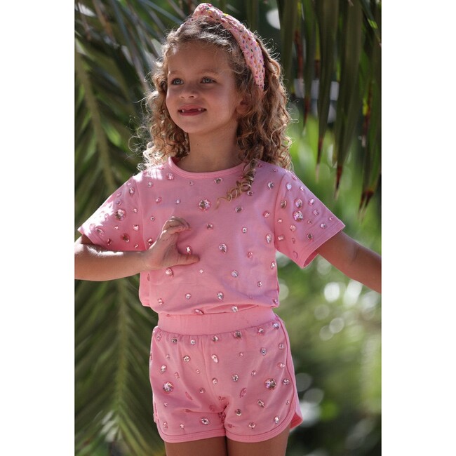 Pinky Gems Short Set