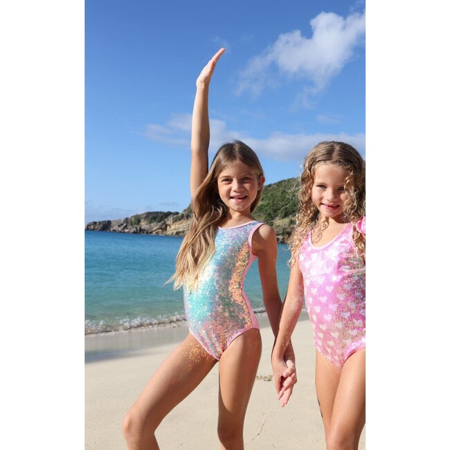Sequin Ombre Shimmer Swimsuit - One Pieces - 8