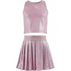Pink Crystal Tennis Skort Set - Mixed Apparel Set - 1 - thumbnail