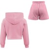 Pastel Velour Short Set Pretty Pink - Mixed Apparel Set - 2