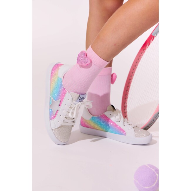Shimmer Rainbow Star Sneakers - Sneakers - 5