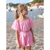 Pink Hailey Bow Bubble Set - Mixed Apparel Set - 6