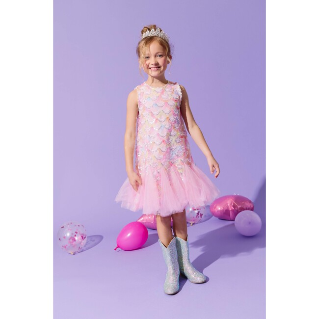 Pinky Mermaid Magic Tutu Dress - Dresses - 3
