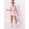 Pink Rainbow Sherbet Sequin Tennis Set - Mixed Apparel Set - 2