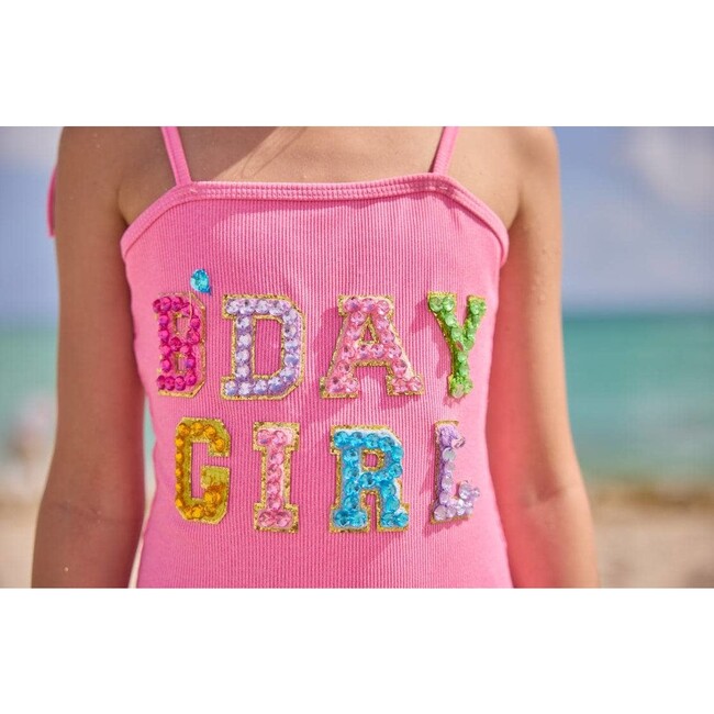 Pink Birthday Girl Gem Swimsuit - One Pieces - 6