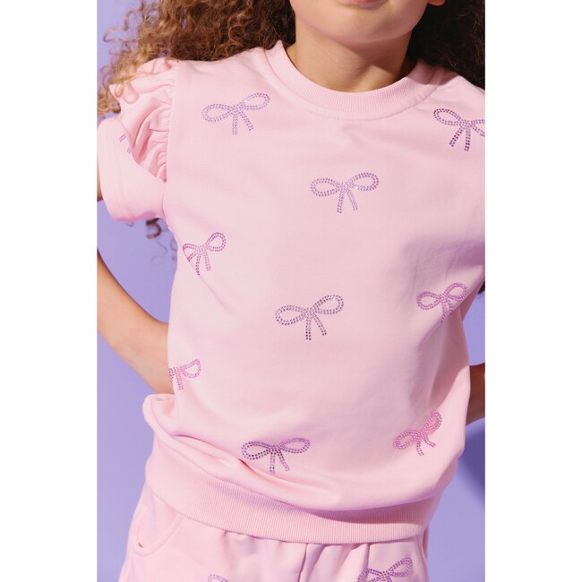 Pretty in Crystal Bows Short Set - Mixed Apparel Set - 3