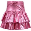 Metallic Ruffle Skort Hot Pink - Skirts - 1 - thumbnail