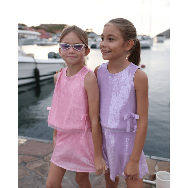 Pastel Sequin Bow Set - Mixed Apparel Set - 8