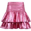 Metallic Ruffle Skort Lavender - Skirts - 3