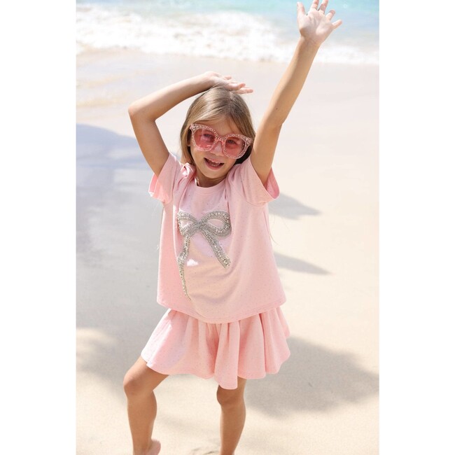 Pink Crystal Bow Short Set - Mixed Apparel Set - 7