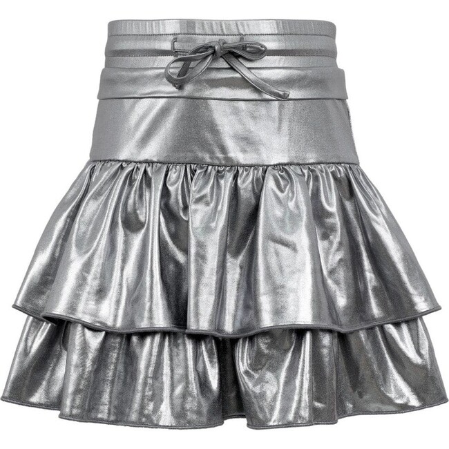 Metallic Ruffle Skort Lavender - Skirts - 4