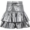 Metallic Ruffle Skort Lavender - Skirts - 4