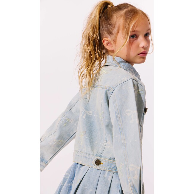 Sparkle Bows Denim Jacket - Jackets - 5