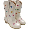 Pastel Ombre Hearts Cowgirl Boots - Boots - 4